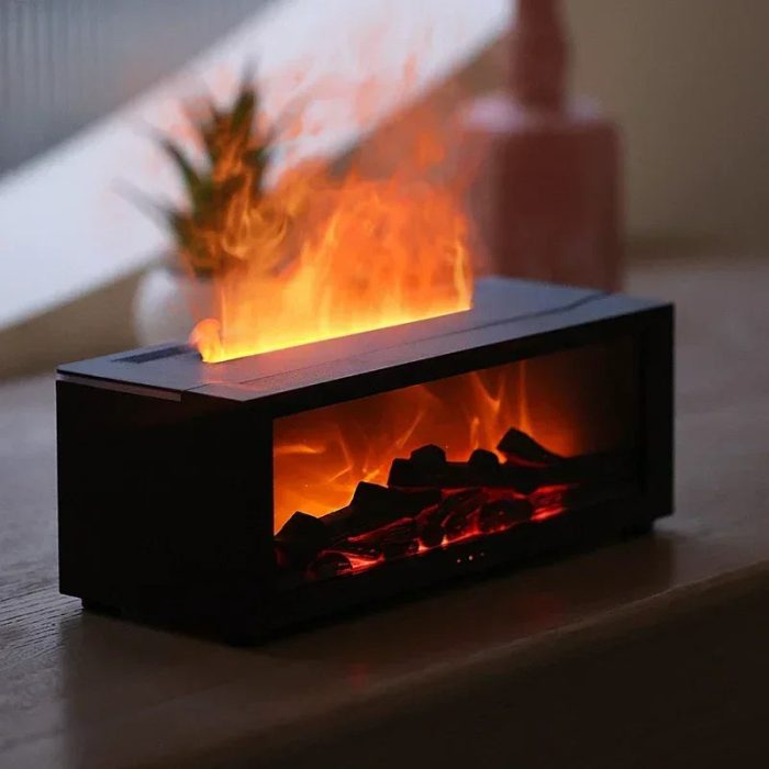 GLIMPSE | Luxury Color Changing Flame Fireplace Aroma Atomizer