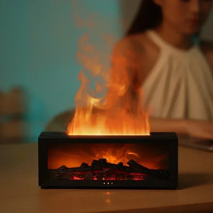 GLIMPSE | Luxury Color Changing Flame Fireplace Aroma Atomizer