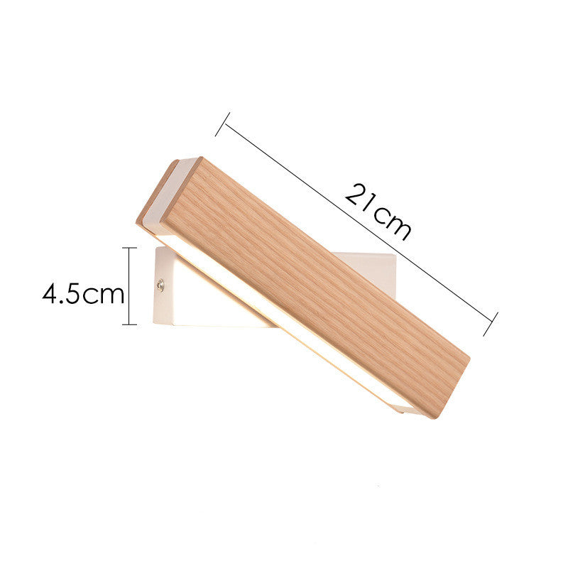 GLIMPSE | Chic Modern Wood LED Wall Lamp