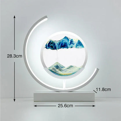 GLIMPSE | Luxury 3D sand LED lamp