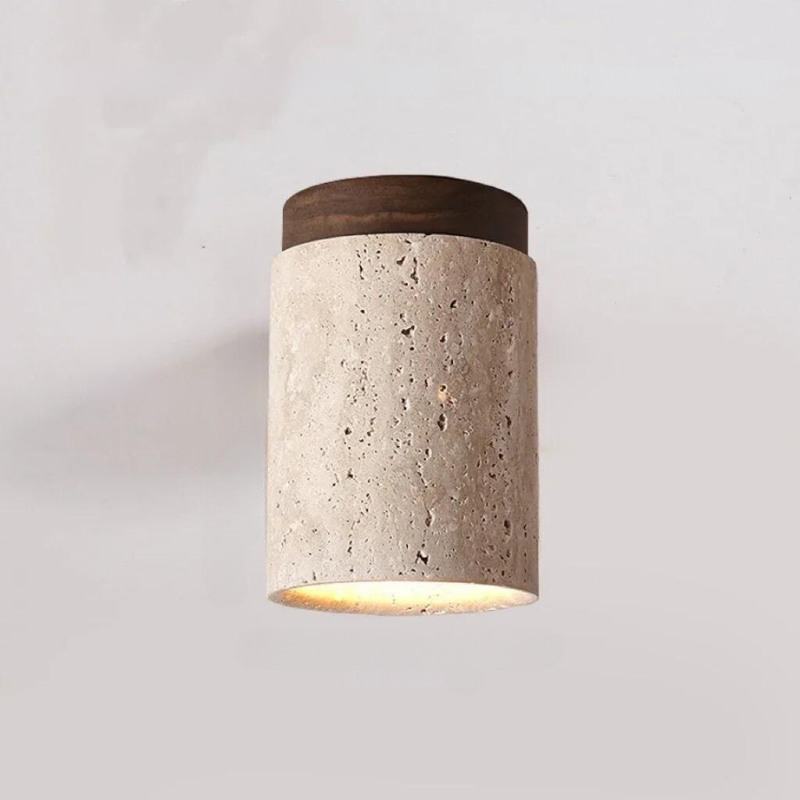 GLIMPSE | Refined Travertine Ceiling Lamp