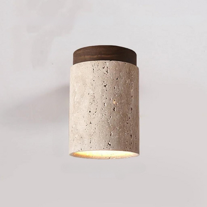 GLIMPSE | Refined Travertine Ceiling Lamp