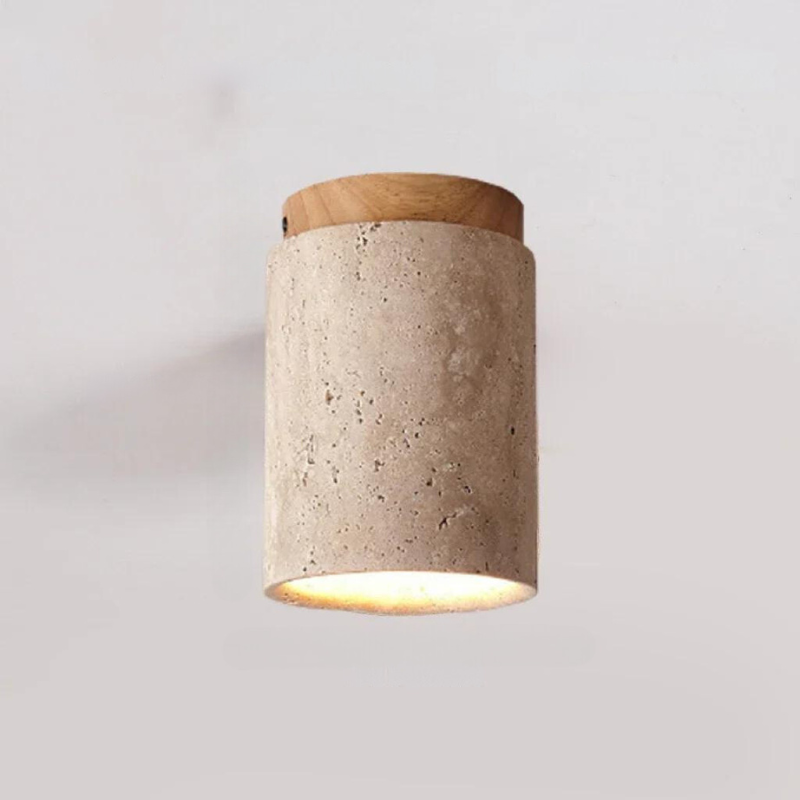 GLIMPSE | Refined Travertine Ceiling Lamp