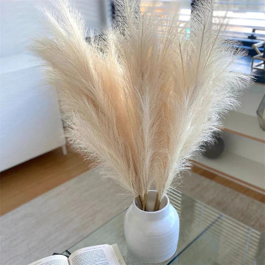 GLIMPSE | Chic fluffy faux pampas for indoor decoration