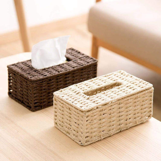 GLIMPSE | Retro bamboo tissue box