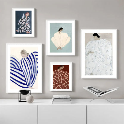 GLIMPSE | Nordic Poster Modern Lady Wall Art