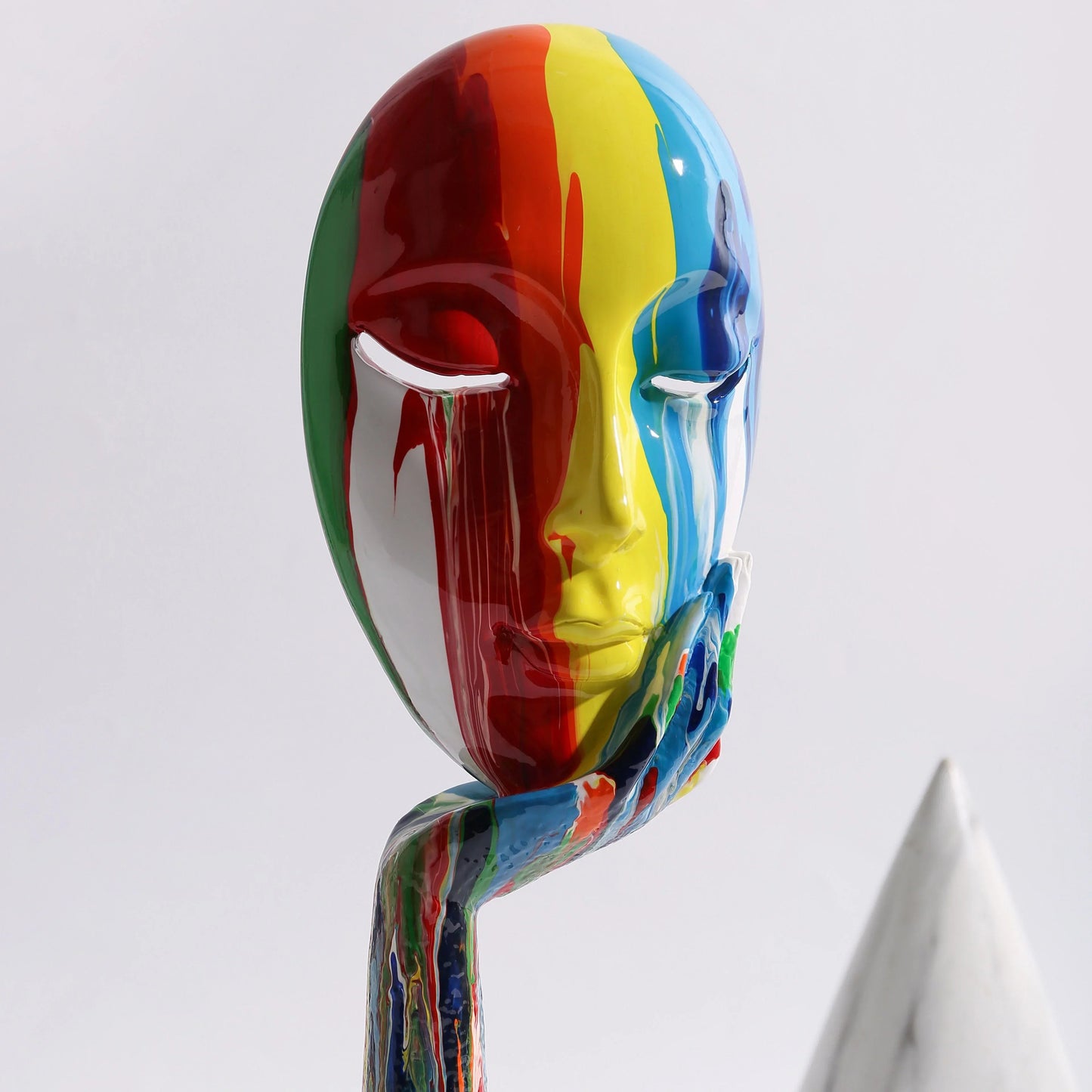 GLIMPSE | Modern Artistic Colorful Woman Mask Art Decoration