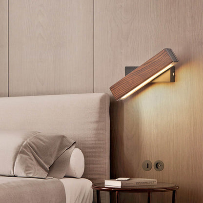 GLIMPSE | Chic Modern Wood LED Wall Lamp