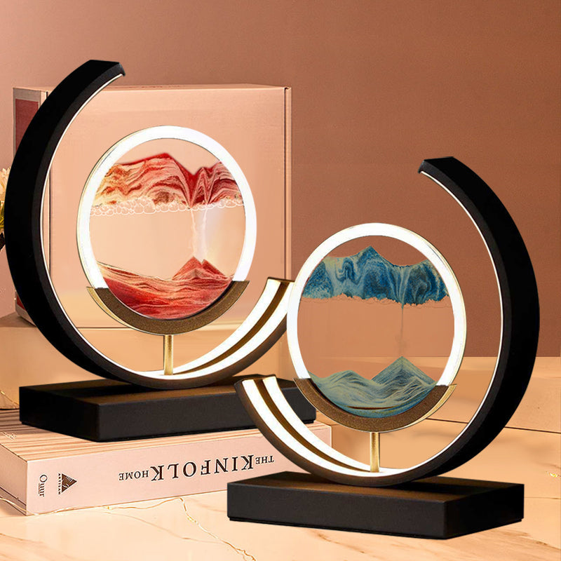 GLIMPSE | Luxury 3D sand LED lamp