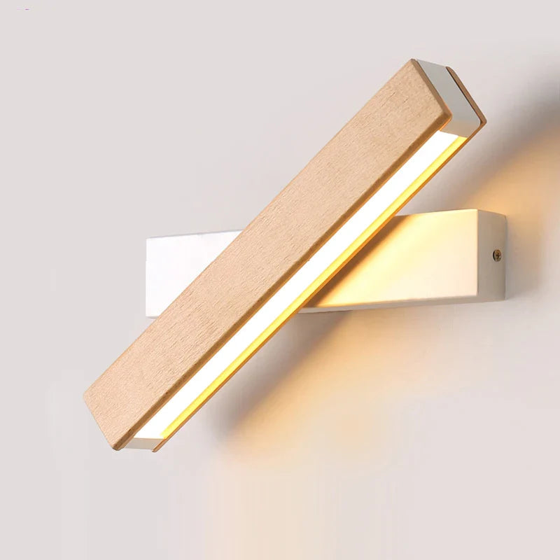 GLIMPSE | 360° Rotatable LED Wall Lamp – Natural Elegance