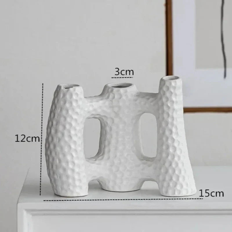 GLIMPSE | Modern ceramic decorative abstract vase