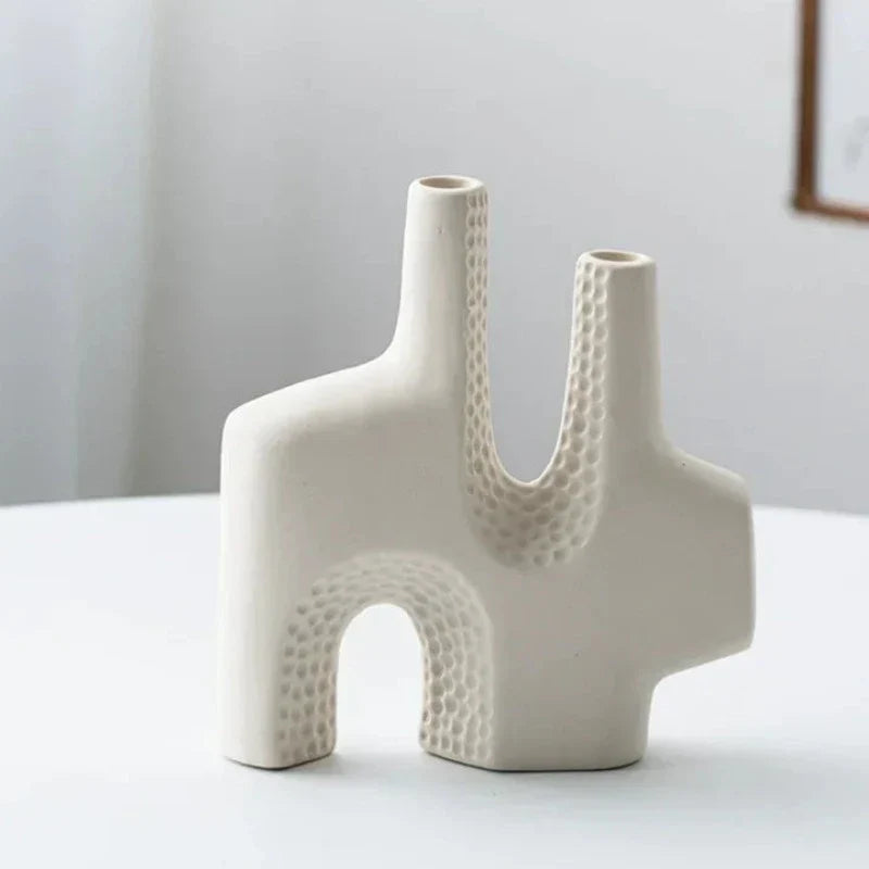 GLIMPSE | Modern ceramic decorative abstract vase