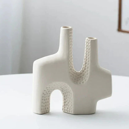 GLIMPSE | Modern ceramic decorative abstract vase