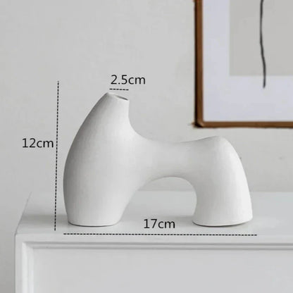 GLIMPSE | Modern ceramic decorative abstract vase