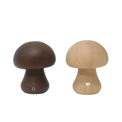 GLIMPSE | Mystical wooden mushroom lamp