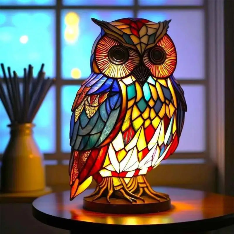 GLIMPSE | Retro multicolored resin 3D animal lamp