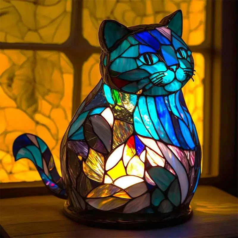 GLIMPSE | Retro multicolored resin 3D animal lamp