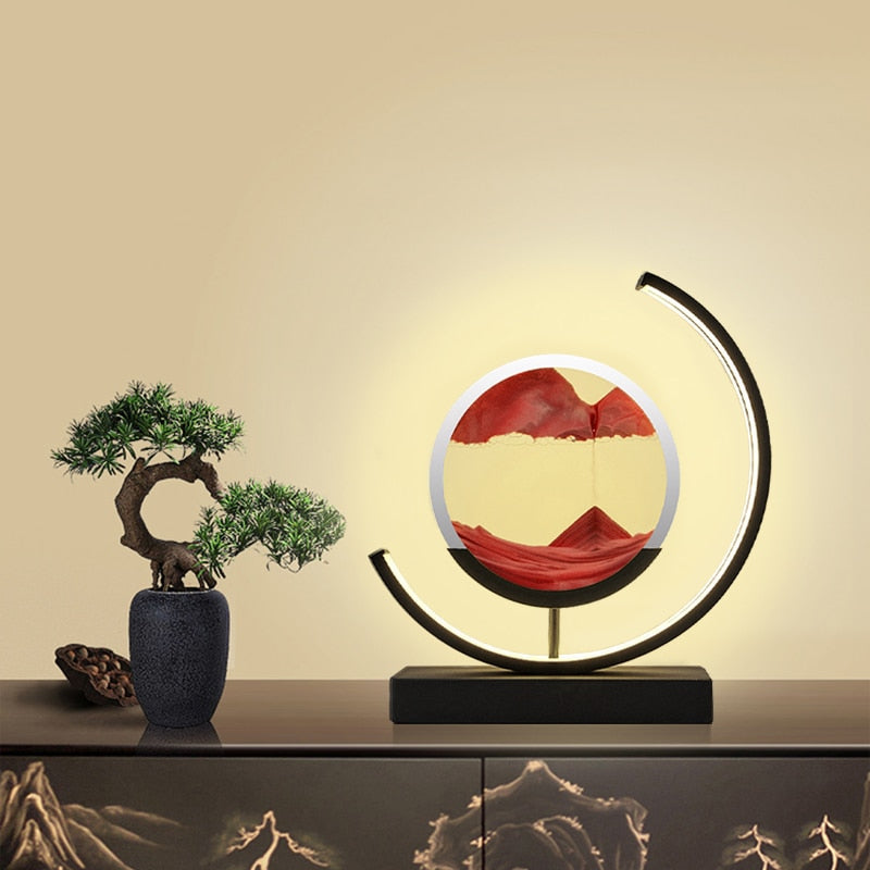 GLIMPSE | Luxury 3D sand LED lamp