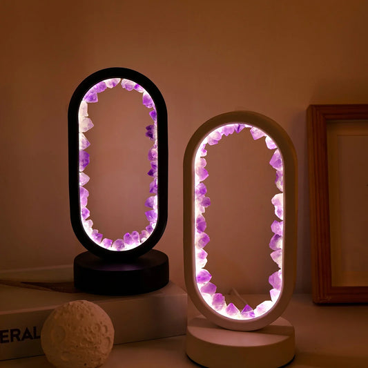 GLIMPSE | Natural amethyst lamp