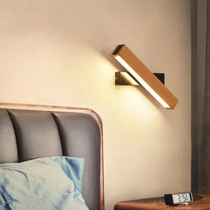 GLIMPSE | 360° Rotatable LED Wall Lamp – Natural Elegance