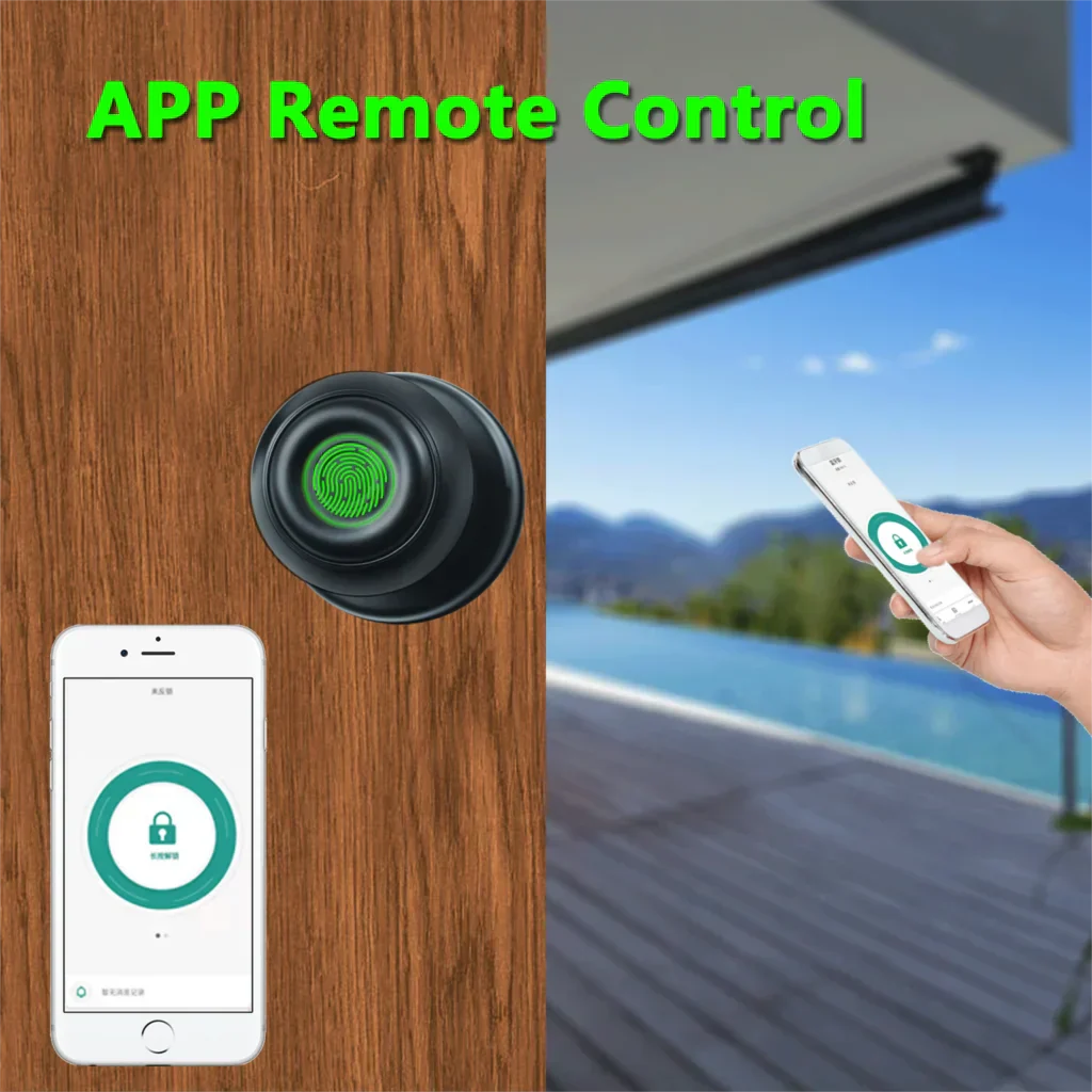 GLIMPSE | Fingerprint Smart Door Knob - Touch Secure Biometric Door Lock