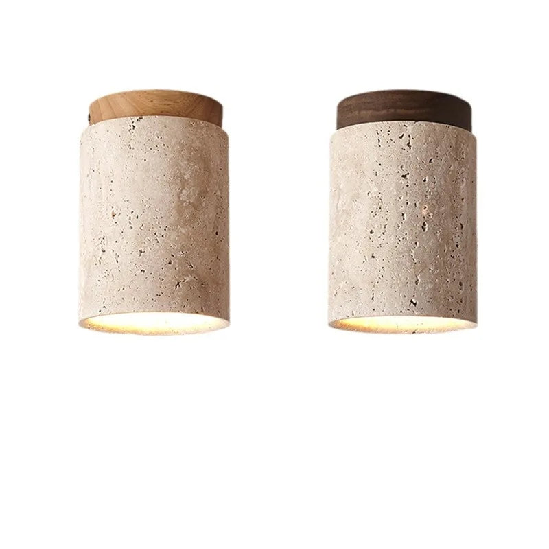 GLIMPSE | Refined Travertine Ceiling Lamp