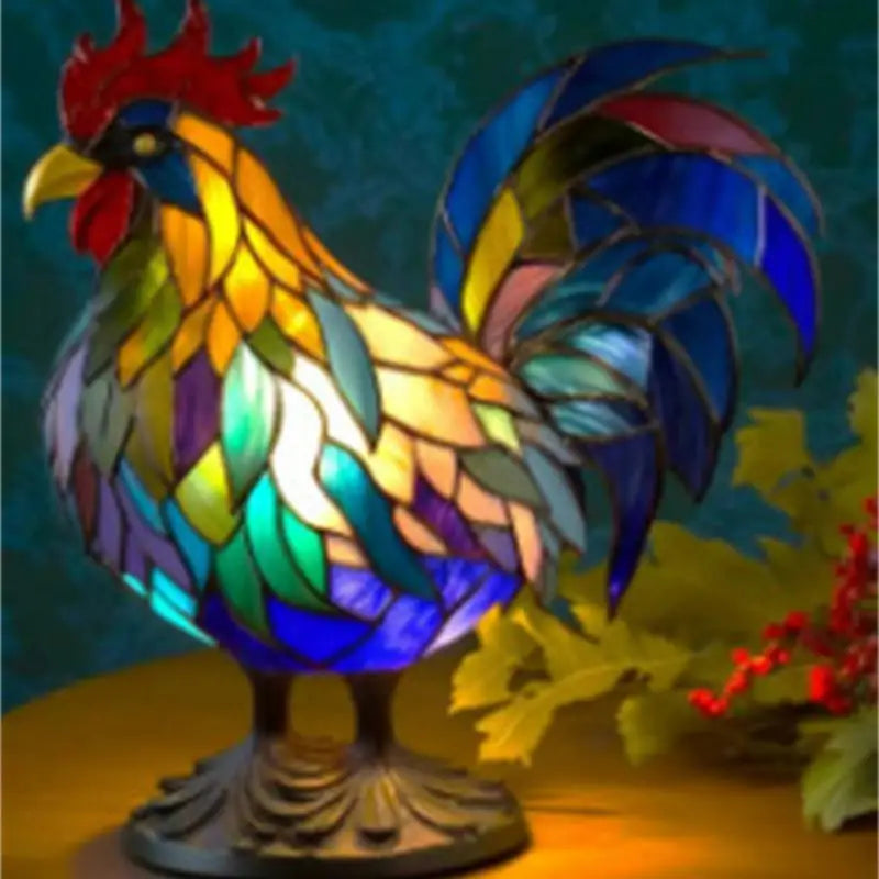 GLIMPSE | Retro multicolored resin 3D animal lamp