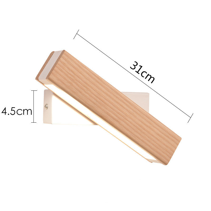 GLIMPSE | Chic Modern Wood LED Wall Lamp