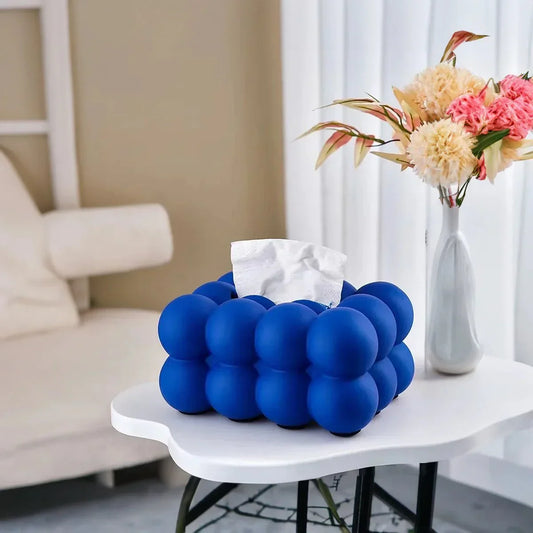 GLIMPSE | Elegant and vibrant ceramic bubble tissue box