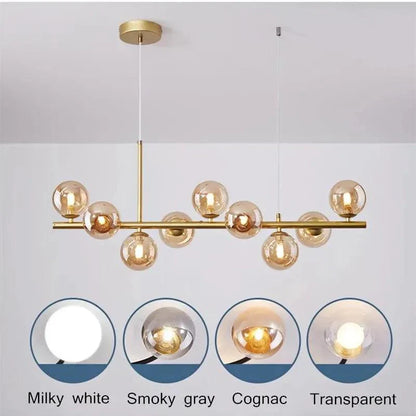 GLIMPSE | Modern Long Over The Table Chandeliers Pendant Lamp