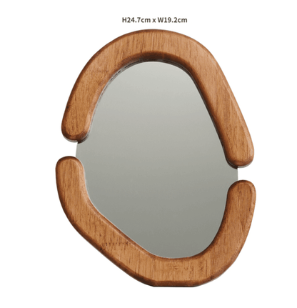 GLIMPSE | Creative Asymmetrical Oval Desktop Wall Mirror