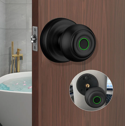 GLIMPSE | Fingerprint Smart Door Knob - Touch Secure Biometric Door Lock